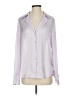 Paige 100% Polyester Metallic Purple Long Sleeve Blouse Size S - photo 1