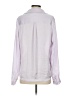 Paige 100% Polyester Metallic Purple Long Sleeve Blouse Size S - photo 2