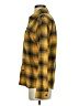 Gap 100% Cotton Plaid Yellow Long Sleeve Button-Down Shirt Size S - photo 5