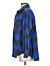 Aerie Plaid Blue Long Sleeve Button-Down Shirt Size S - photo 5
