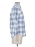 UNTUCKit Checkered-gingham Blue Long Sleeve Button-Down Shirt Size 2 - photo 4