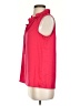 J.Crew 100% Polyester Red Sleeveless Blouse Size 4 - photo 5