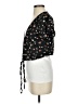 Shein 100% Polyester Black Kimono Size 2 - photo 5