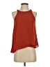 Cremieux 100% Polyester Red Orange Sleeveless Blouse Size XS - photo 1
