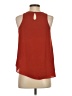 Cremieux 100% Polyester Red Orange Sleeveless Blouse Size XS - photo 2