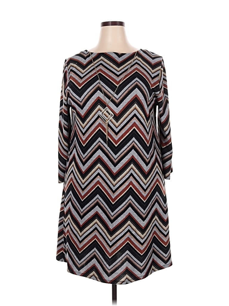 Pre-owned Tacera Casual Dress In Black