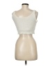 Hazel 100% Polyester Ivory Tank Top Size M - photo 2