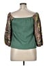 W5 Green 3/4 Sleeve Blouse Size XL - photo 2