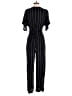 J.Crew 100% Viscose Stripes Black Jumpsuit Size 2 - photo 2