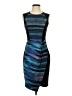 BCBGMAXAZRIA Graphic Blue Cocktail Dress Size XS - photo 1