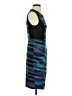 BCBGMAXAZRIA Graphic Blue Cocktail Dress Size XS - photo 4