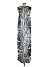 Kimberly Goldson 100% Polyester Graphic Silver Cocktail Dress Size 12 - photo 2
