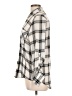 Lumiere 100% Cotton Plaid Silver Long Sleeve Button-Down Shirt Size L - photo 5