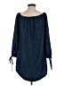 Express 100% Lyocell Blue Casual Dress Size S - photo 2