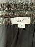 A.L.C. 100% Polyester Metallic Black Casual Skirt Size 6 - photo 4