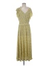 MNG 100% Polyester Paisley Green Casual Dress Size 8 - photo 1