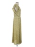 MNG 100% Polyester Paisley Green Casual Dress Size 8 - photo 4