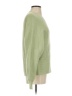 Lush Solid Green Pullover Sweater Size S - photo 4