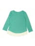 Bobbie Brooks Hearts Teal Pullover Sweater Size 10 - 12 - photo 2
