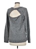 Ann Taylor LOFT Gray Long Sleeve Top Size M - photo 2