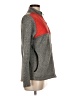 Zyia Active 100% Polyester Color Block Gray Track Jacket Size M - photo 4