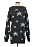 Love + Harmony 100% Acrylic Stars Gray Pullover Sweater Size XS - photo 2