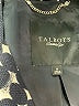 Talbots 100% Cotton Checkered-gingham Blue Coat Size 8 - photo 6