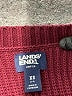 Lands' End 100% Cotton Solid Burgundy Pullover Sweater Size XS - photo 7