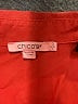 Chico's 100% Lenzing Modal Red Long Sleeve Button-Down Shirt Size Sm (0) - photo 7