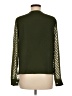 Shein 100% Polyester Green Long Sleeve Blouse Size 6 - photo 2