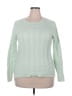 Lands' End 100% Cotton Green Pullover Sweater Size 18 - photo 1