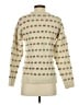 Moth Print Ivory Pullover Sweater Size XS - photo 2