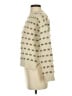 Moth Print Ivory Pullover Sweater Size XS - photo 5