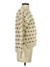 Moth Print Ivory Pullover Sweater Size XS - photo 4
