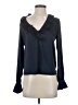 Claudie Pierlot 100% Polyester Blue Long Sleeve Blouse Size EU (FR) 34 / US 2 - photo 1
