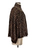Ann Taylor Animal Print Brown Long Sleeve Blouse Size S - photo 4