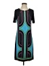 Etcetera Graphic Teal Casual Dress Size 2 - photo 1