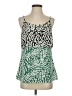 CAbi 100% Polyester Green Sleeveless Top Size XS - photo 1