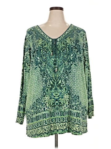 Belle By Kim Gravel 3/4 Sleeve Blouse (view 1)