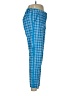 Puma 100% Cotton Plaid Blue Ivory Casual Pants Size 6 - photo 4