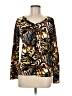 Pierri Animal Print Black Cardigan Size M - photo 1