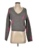 Hippie Rose 100% Polyester Chevron-herringbone Gray Pullover Sweater Size XS - photo 1