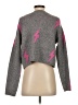 Hippie Rose 100% Polyester Chevron-herringbone Gray Pullover Sweater Size XS - photo 2