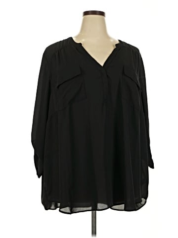 Torrid 3/4 Sleeve Blouse (view 1)
