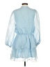Zara 100% Polyester Blue Casual Dress Size S - photo 2