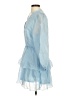 Zara 100% Polyester Blue Casual Dress Size S - photo 5