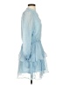 Zara 100% Polyester Blue Casual Dress Size S - photo 4