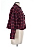 Love Notes 100% Cotton Plaid Red Long Sleeve Button-Down Shirt Size L - photo 4