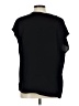 Halogen 100% Polyester Black Short Sleeve Blouse Size L - photo 2