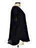 Halogen 100% Polyester Black Short Sleeve Blouse Size L - photo 4